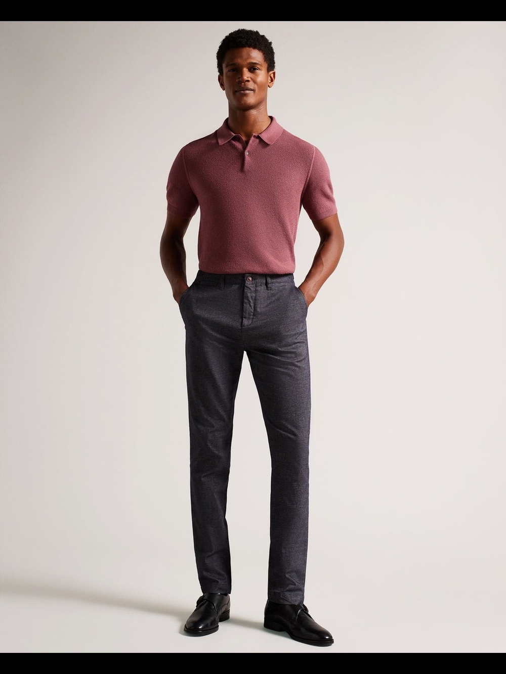 Ted Baker Sz 32R CHLT Mens Gray Trousers Work Office Wedding Wear